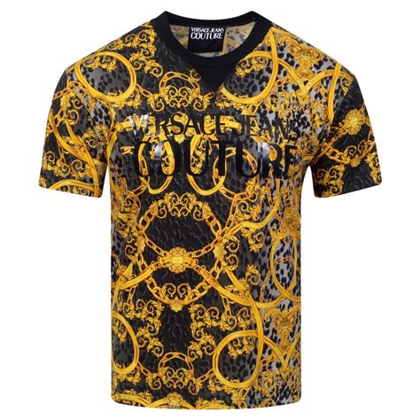 versace short sleeve shirt men|Versace t shirt men price.